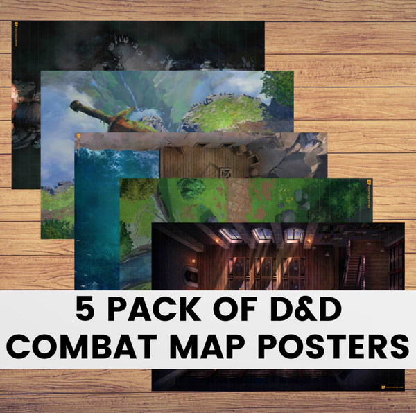 D&D Combat Map 5-Pack