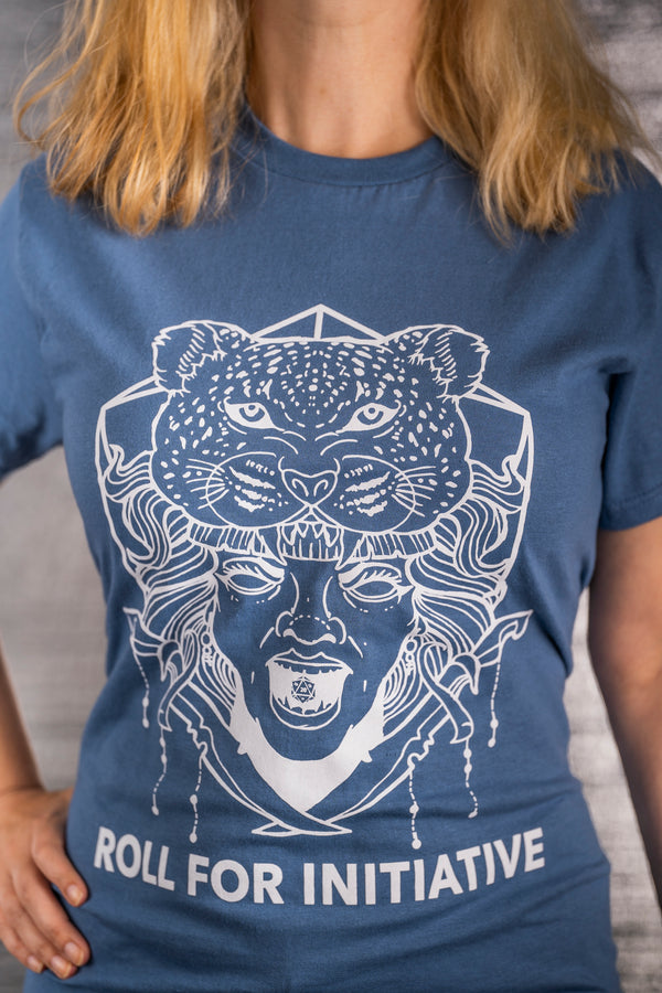 Lady of the Piercing Blow d20 T-shirt